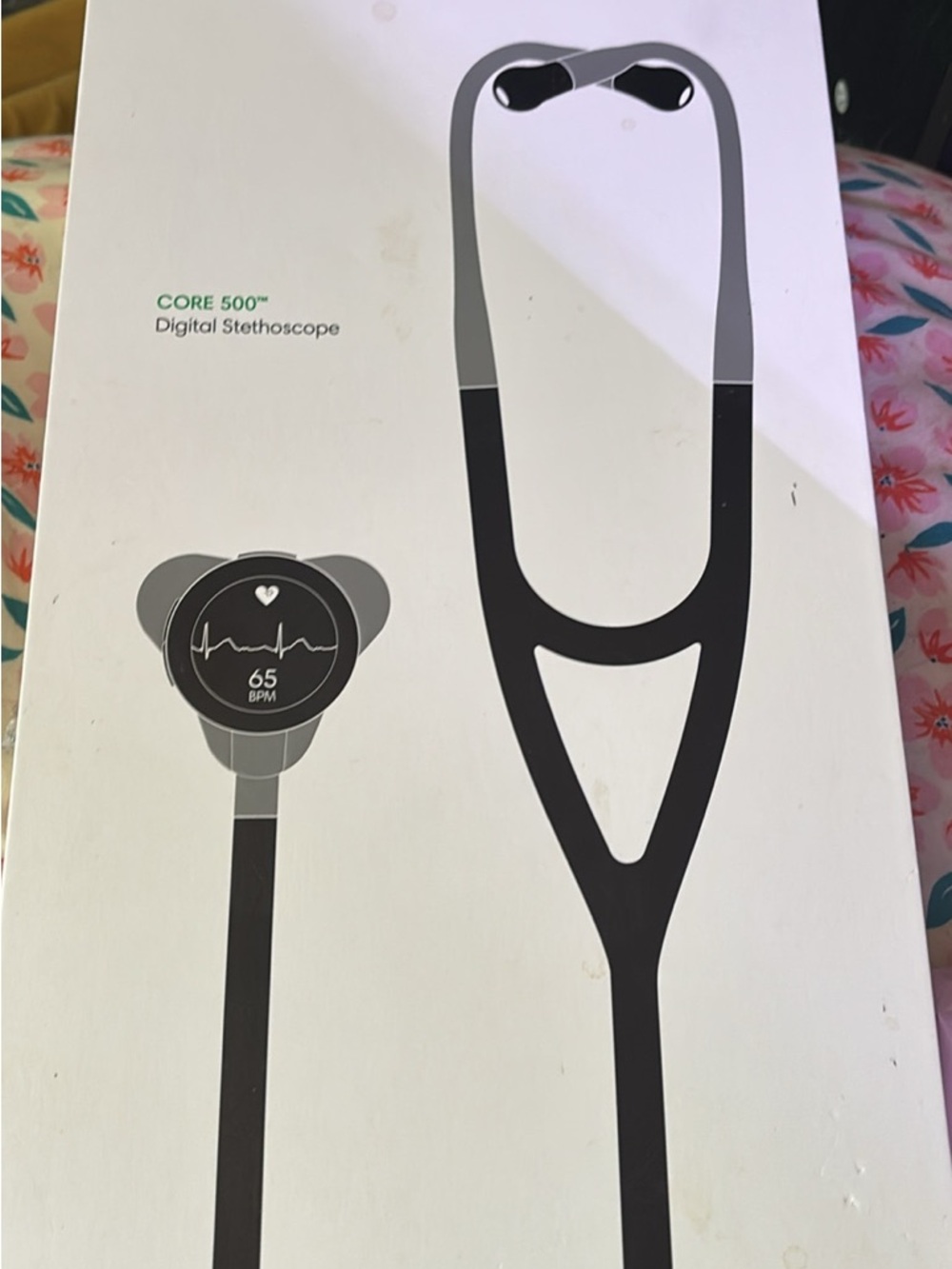 CORE 500 Digital Stethoscope - Black and Gray